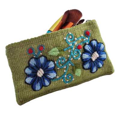 Inka-Products-Trousse Pochette Ethnique-PACHA Brodé Main
