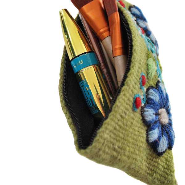 Trousse Pochette Ethnique PACHA Brodé Main - Inka Products