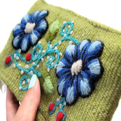 Trousse Pochette Ethnique PACHA Brodé Main - Inka Products