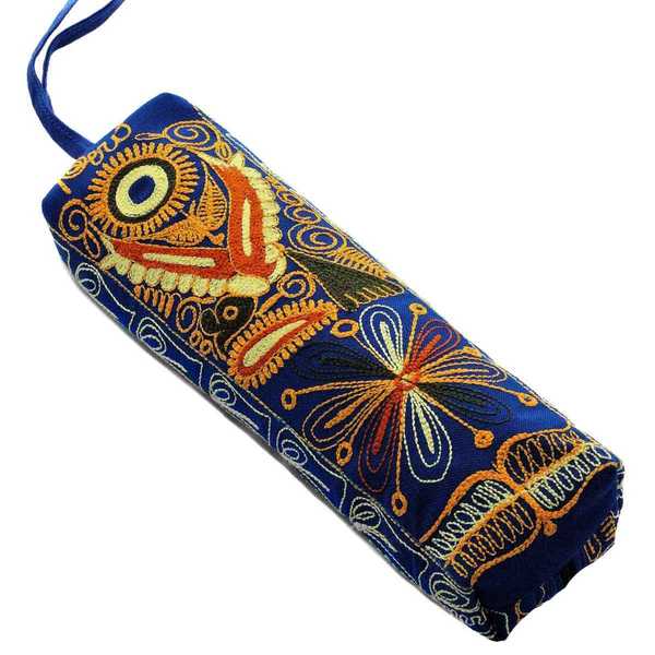 Trousse Vallée du COLCA Bleu Motif Oiseaux des Andes - Inka Products