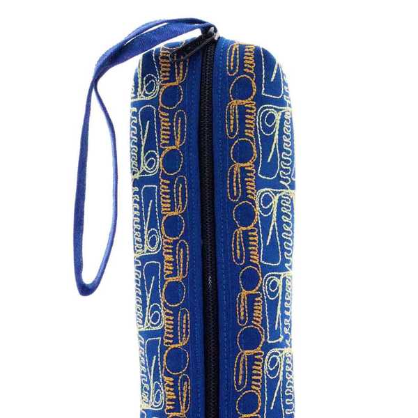 Trousse Vallée du COLCA Bleu Motif Oiseaux des Andes - Inka Products