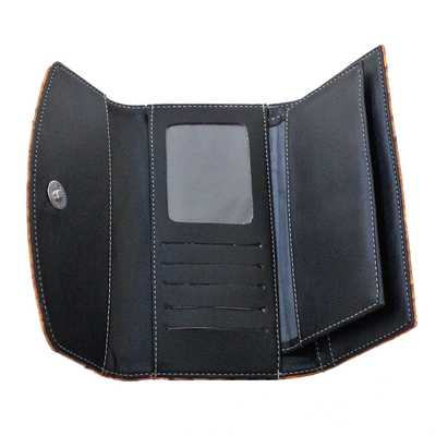 PORTEFEUILLE PÉRUVIEN AQU Moutarde Gris Ethnique - Inka Products