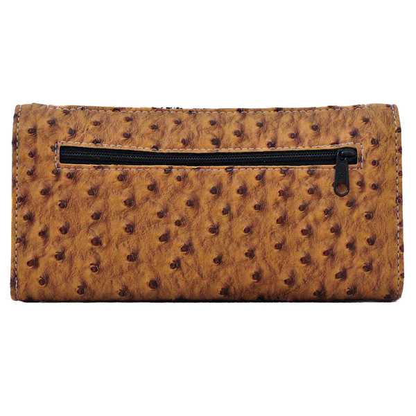 PORTEFEUILLE PÉRUVIEN AQU Moutarde Gris Ethnique - Inka Products