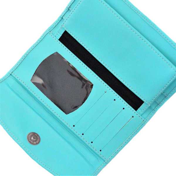 Portefeuille Péruvien MICHA Turquoise Coloré Ethnique - Inka Products