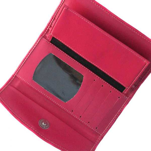 Portefeuille Péruvien TIKA Rose Coloré Ethnique - Inka Products