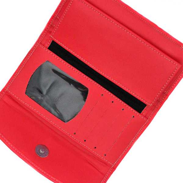 Portefeuille Péruvien WILA Rouge Coloré Ethnique - Inka Products