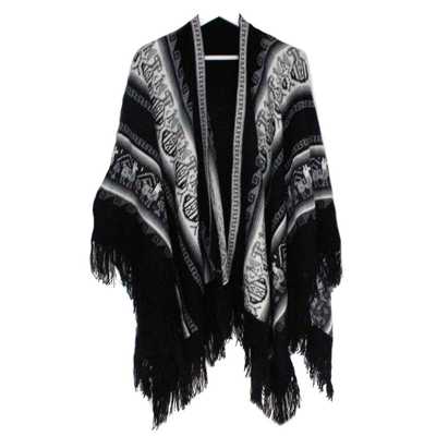 Poncho Alpaga JAYWAY Motifs Ethniques - Inka Products