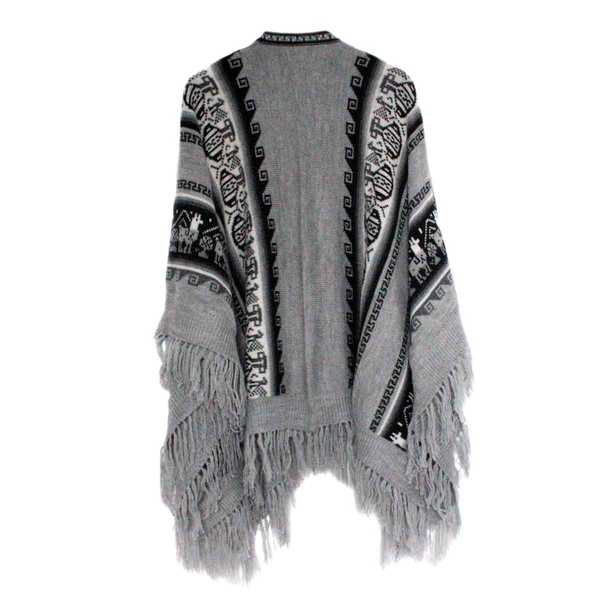Poncho Alpaga JAYWAY Motifs Ethniques - Inka Products