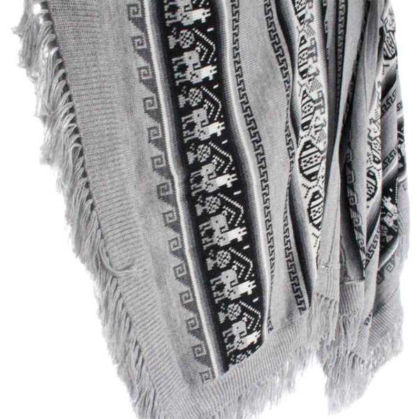 Poncho Alpaga JAYWAY Motifs Ethniques - Inka Products