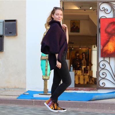 Cape Alpaga HAPPINA Motifs Ethniques - Inka Products