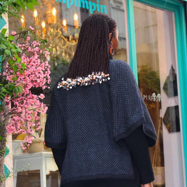 Cape Alpaga HAPPINA Motifs Ethniques - Inka Products