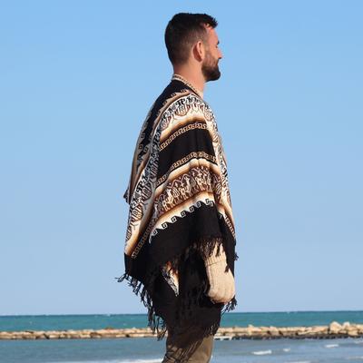 Poncho Alpaga JAYWAY Motifs Ethniques - Inka Products