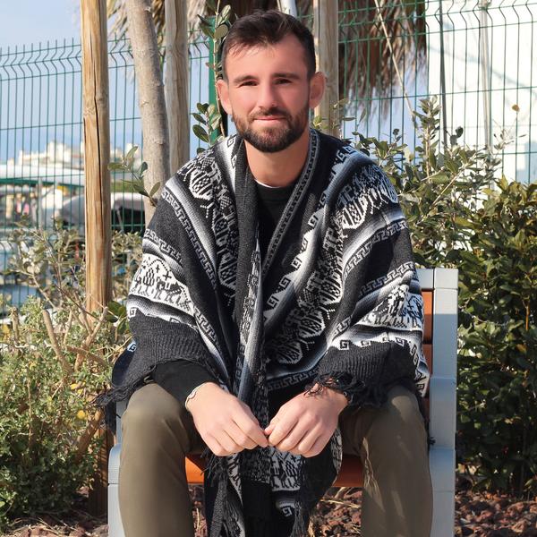Poncho Alpaga JAYWAY Motifs Ethniques - Inka Products