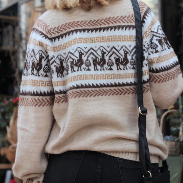 Pull Homme-Femme Amérique du Sud Lama - Inka Products