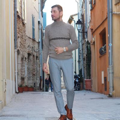 Pull Homme Maranga 100% Alpaga - Inka Products