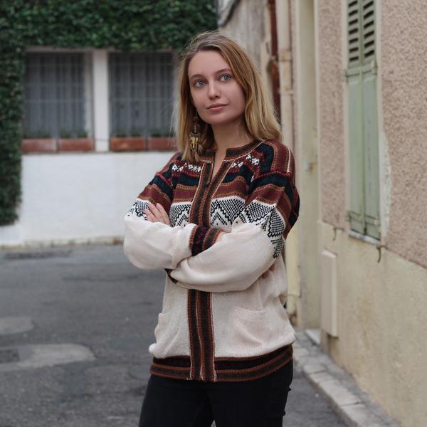 Pull Homme-Femme Andine Ethnique Croix Chacana - Inka Products