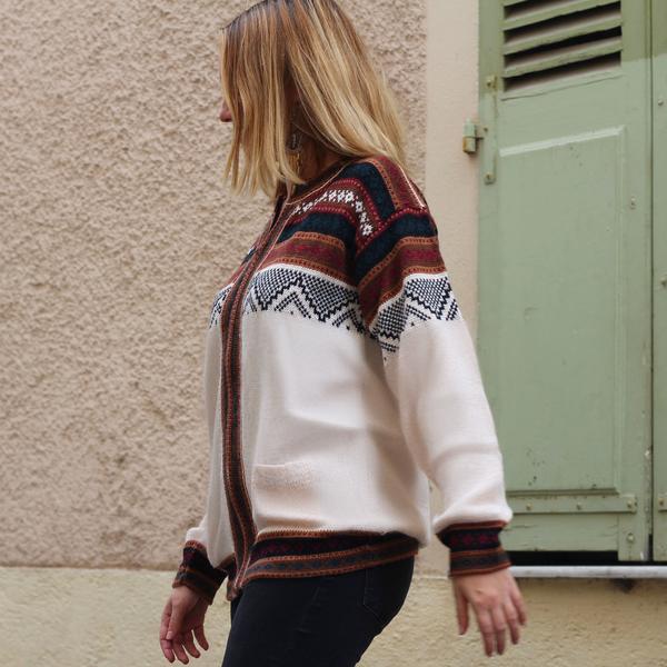 Pull Homme-Femme Andine Ethnique Croix Chacana - Inka Products
