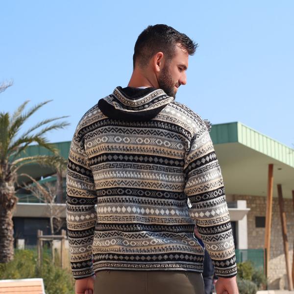 Pull Veste Homme Andine Péruvien Ethnique - Inka Products