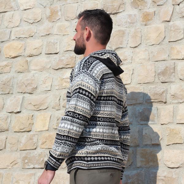 Pull Veste Homme Andine Péruvien Ethnique - Inka Products