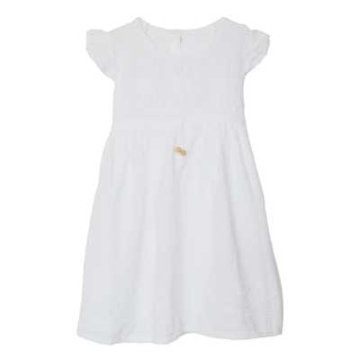 Robe à manches courtes En Coton Broderie Péruvienne - Inka Products