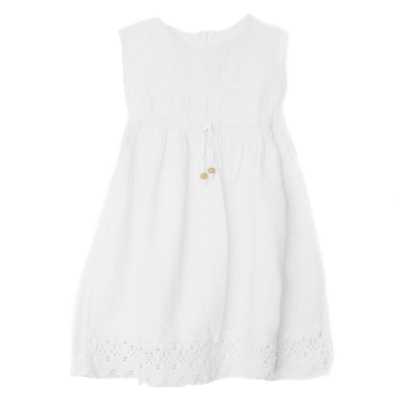 Robe sans manches fille En Coton Broderie Péruvienne - Inka Products