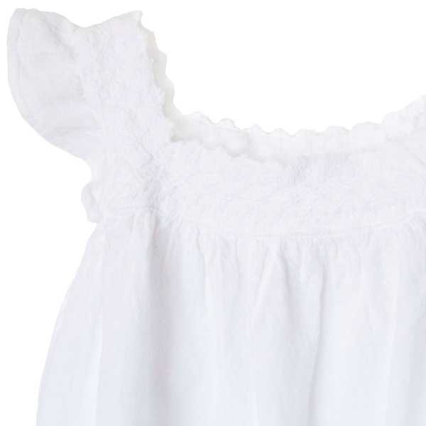 Robe Fille Épaules Dénudées En Coton Broderie Péruvienne - Inka Products