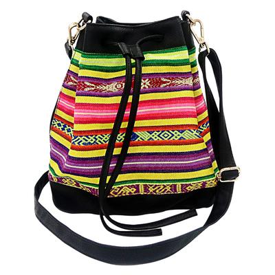Sac Seau en Bandoulière pour Femme Tissu Traditionnel Péruvien PUCALLPA - Inka Products