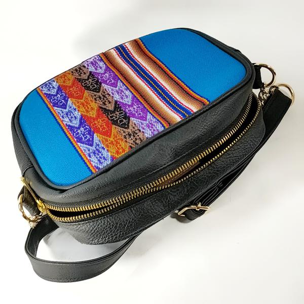 Sac en Bandoulière Femme LOLITA Toile Péruvienne Motifs Ethniques - Inka Products