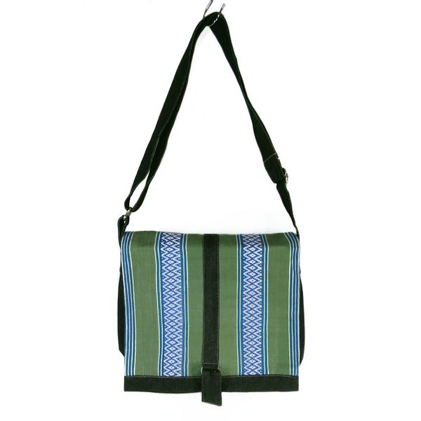Sac en Bandoulière Denim Unisexe Motifs Mochica - Inka Products