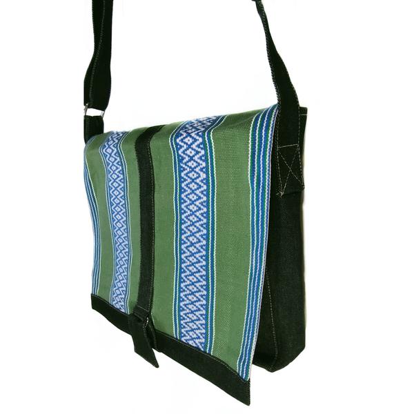 Sac en Bandoulière Denim Unisexe Motifs Mochica - Inka Products