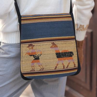 Sac en Bandoulière MANTA INCA pour Homme Lama - Inka Products