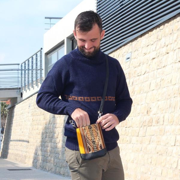 Petit Sac en Bandoulière Inka Unisex Tissu Traditionnel Péruvien - Inka Products