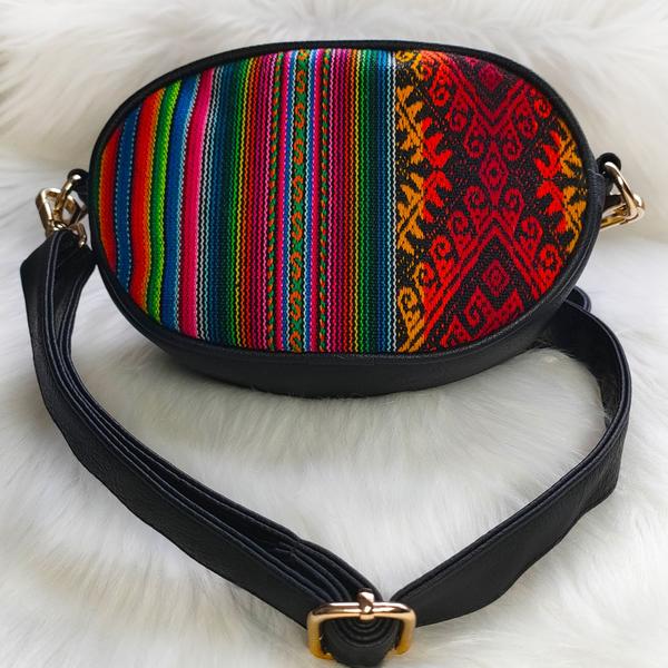 Sac en Bandoulière en Similicuir Rond - Inka Products