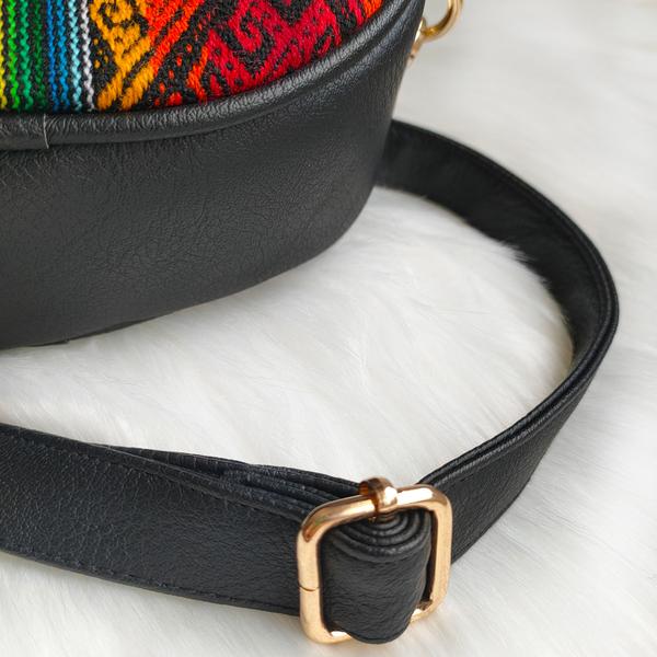 Sac en Bandoulière en Similicuir Rond - Inka Products