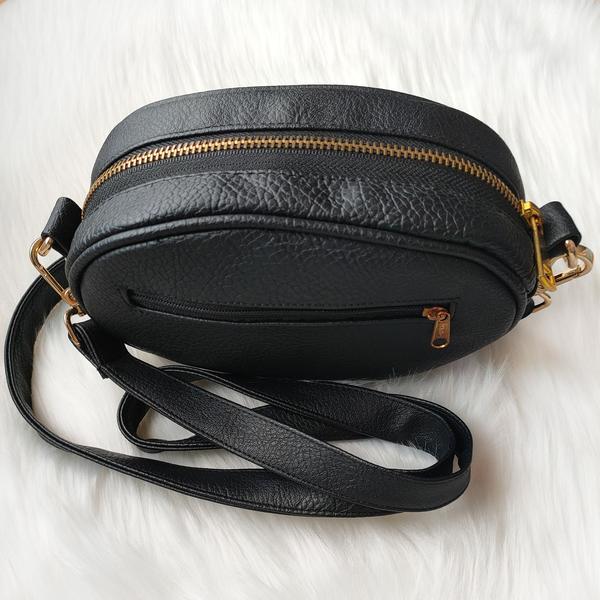 Sac en Bandoulière en Similicuir Rond - Inka Products