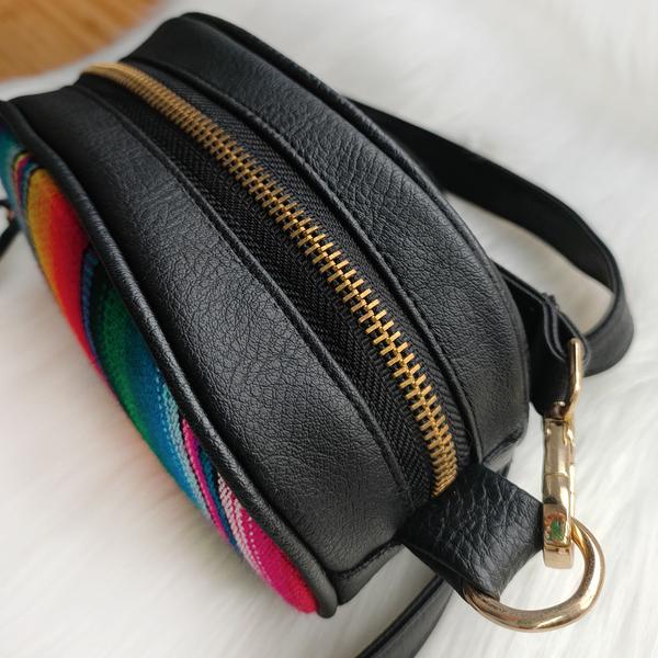 Sac en Bandoulière en Similicuir Rond - Inka Products