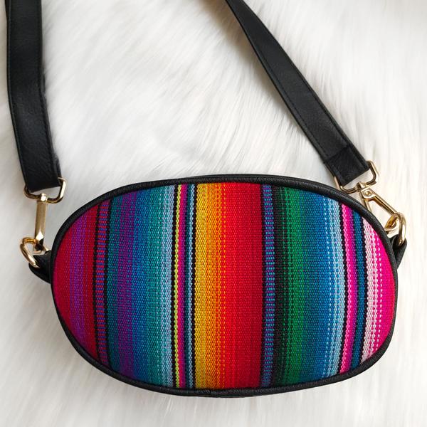 Sac en Bandoulière en Similicuir Rond - Inka Products