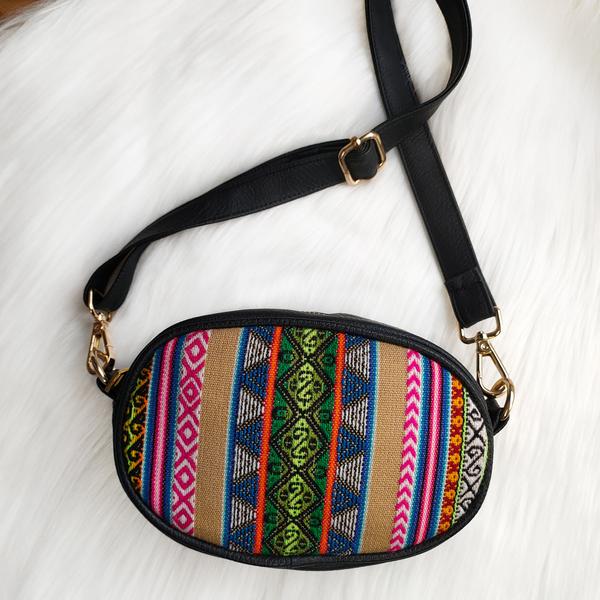 Sac en Bandoulière en Similicuir Rond - Inka Products