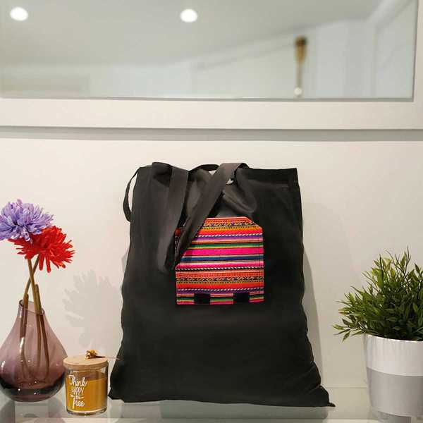 Sac de Courses Pliable Chuspa Fourre-tout en Toile Péruvienne - Inka Products