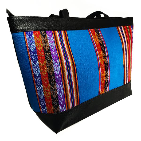Sac à Main Cabas Ethnique XL Tissu Péruvien - Inka Products