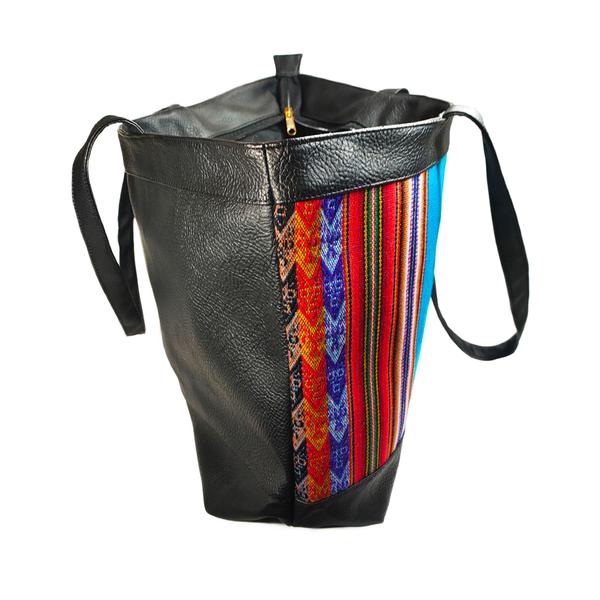 Sac à Main Cabas Ethnique XL Tissu Péruvien - Inka Products