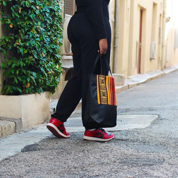 Sac à Main Universitaire Ethnique XL Tissu Péruvien - Inka Products