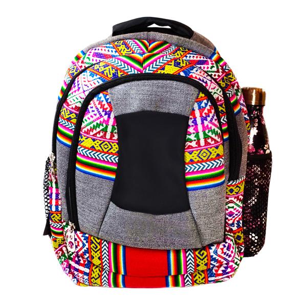 Sac à dos Aventura Tissu Traditionnel Péruvien Ayacucho - Inka Products