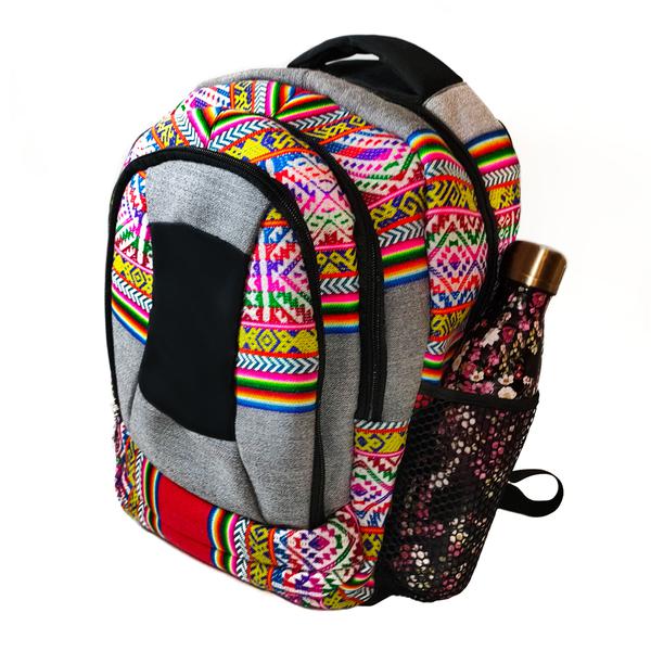 Sac à dos Aventura Tissu Traditionnel Péruvien Ayacucho - Inka Products