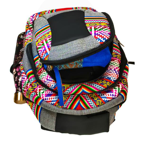 Sac à dos Aventura Tissu Traditionnel Péruvien Ayacucho - Inka Products