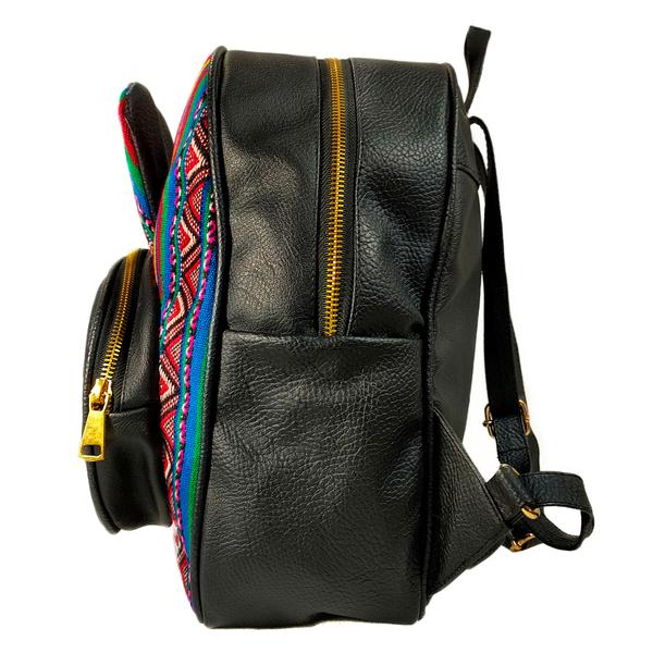 Sac à dos Mon Petit Lapin Tissu Traditionnel Amazonie Péruvienne - Inka Products