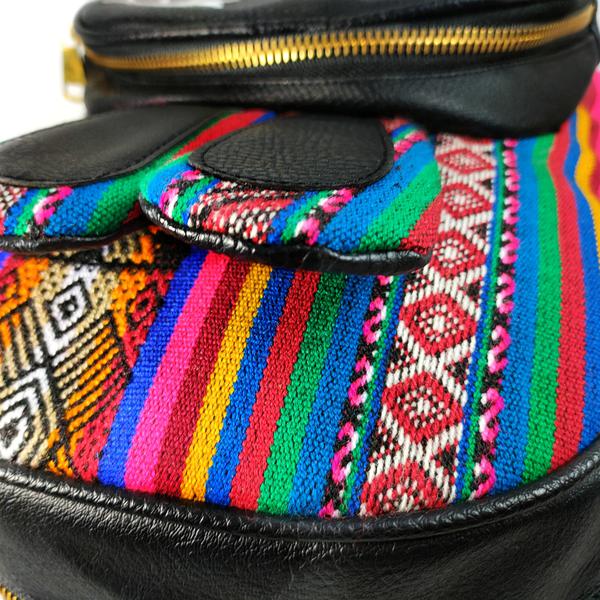 Sac à dos Mon Petit Lapin Tissu Traditionnel Amazonie Péruvienne - Inka Products