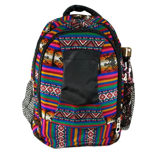 Sac à dos Aventura Tissu Traditionnel Amazonie Péruvienne - Inka Products