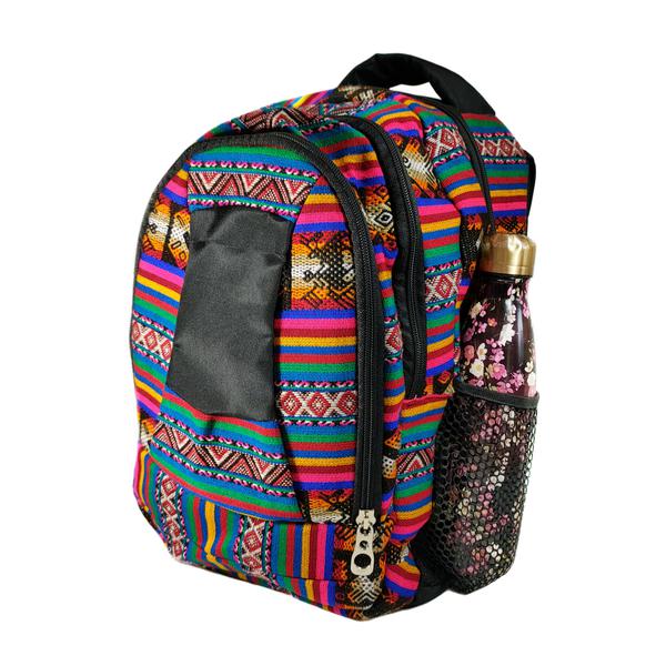 Sac à dos Aventura Tissu Traditionnel Amazonie Péruvienne - Inka Products