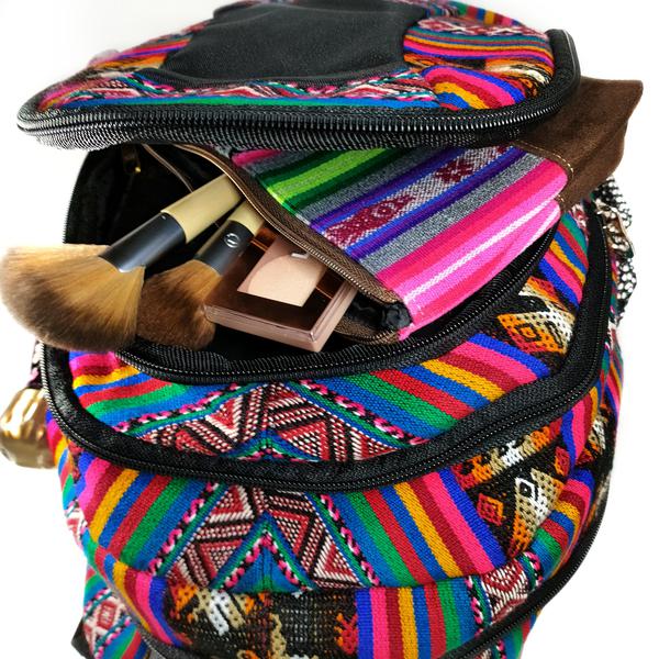 Sac à dos Aventura Tissu Traditionnel Amazonie Péruvienne - Inka Products